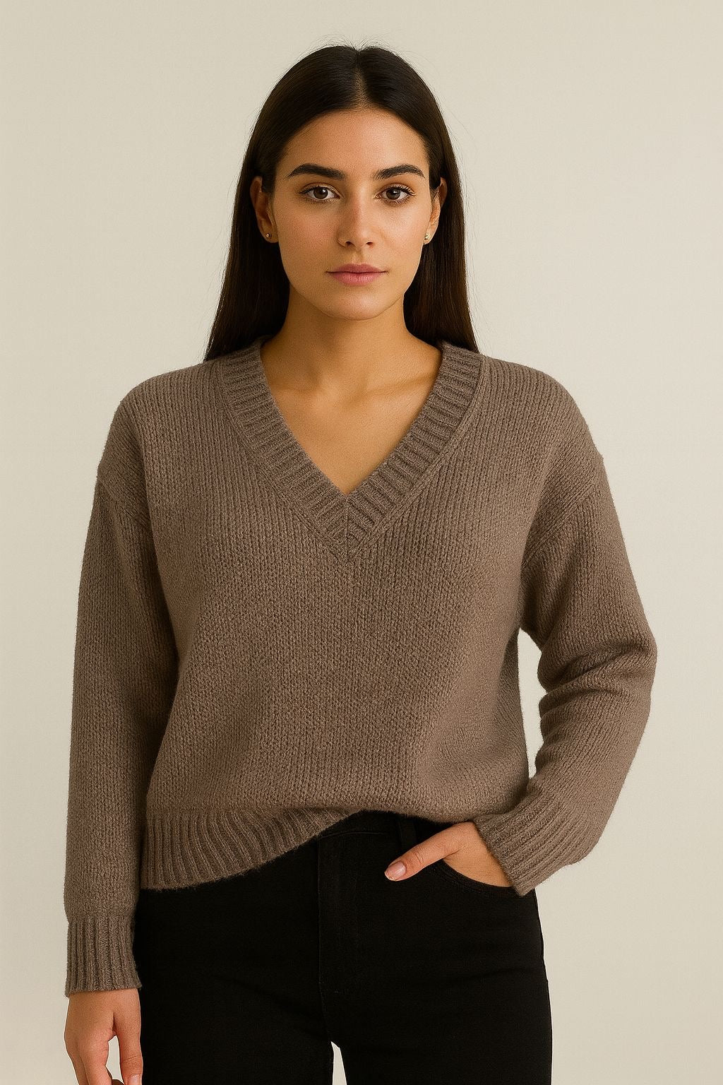 Pullover Scollo V