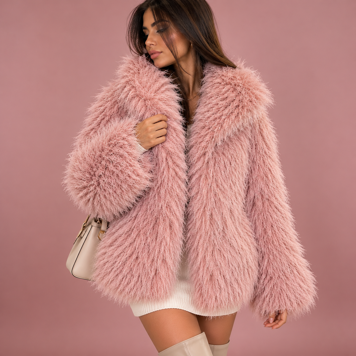 ECO FUR NUVOLA - Pelliccia donna