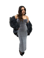 Abito Glitter Argento