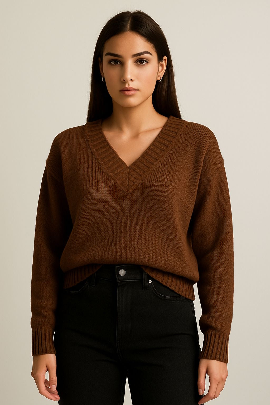 Pullover Scollo V
