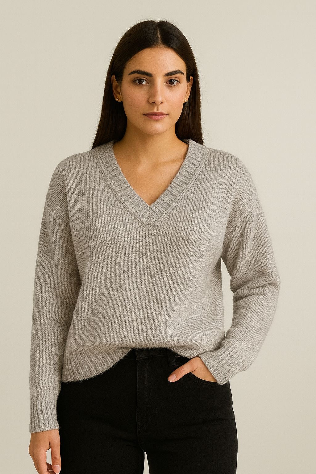 Pullover Scollo V