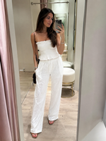 Pantalone in pizzo sangallo