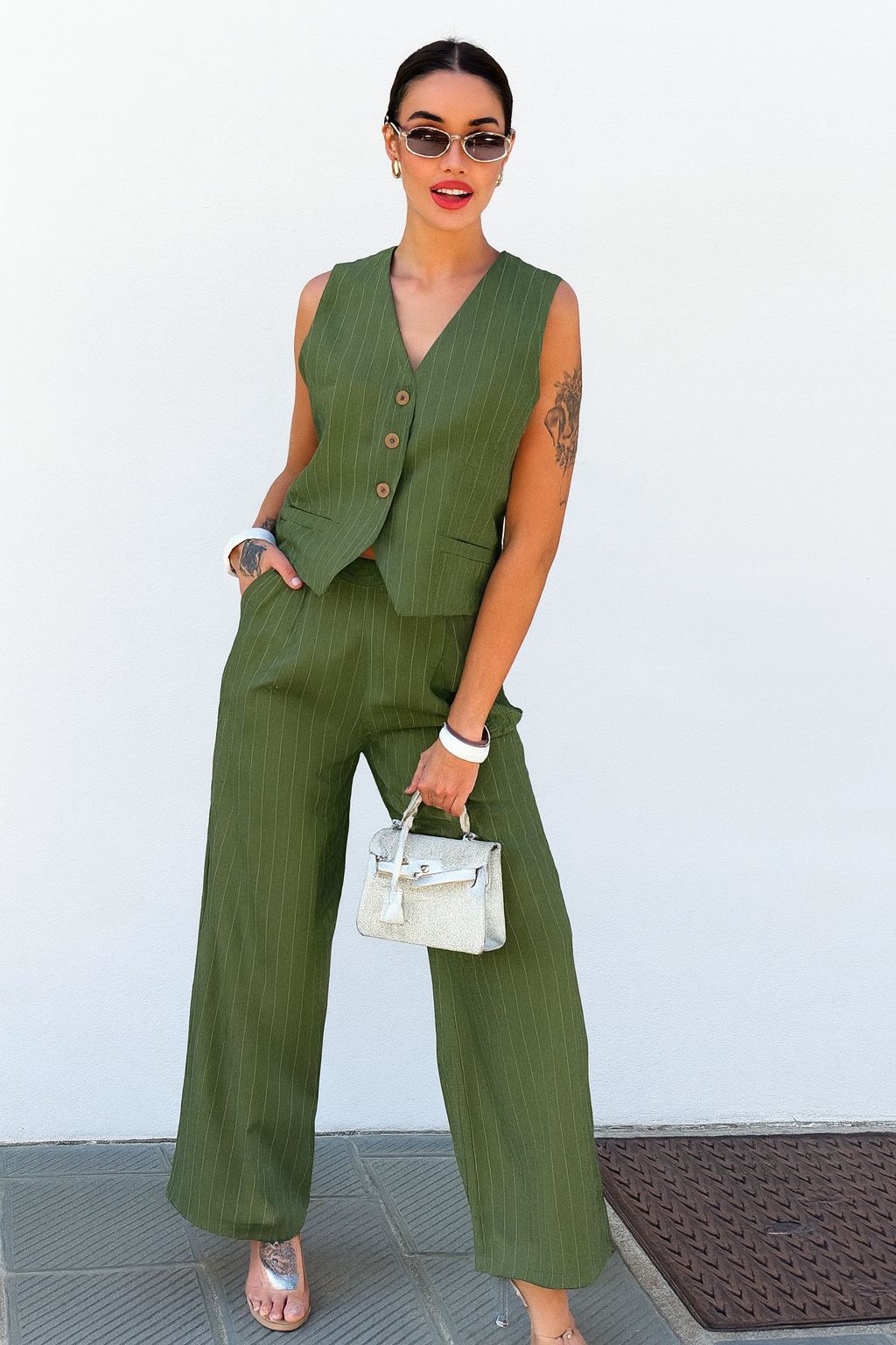 Tailleur Gilet Gessato