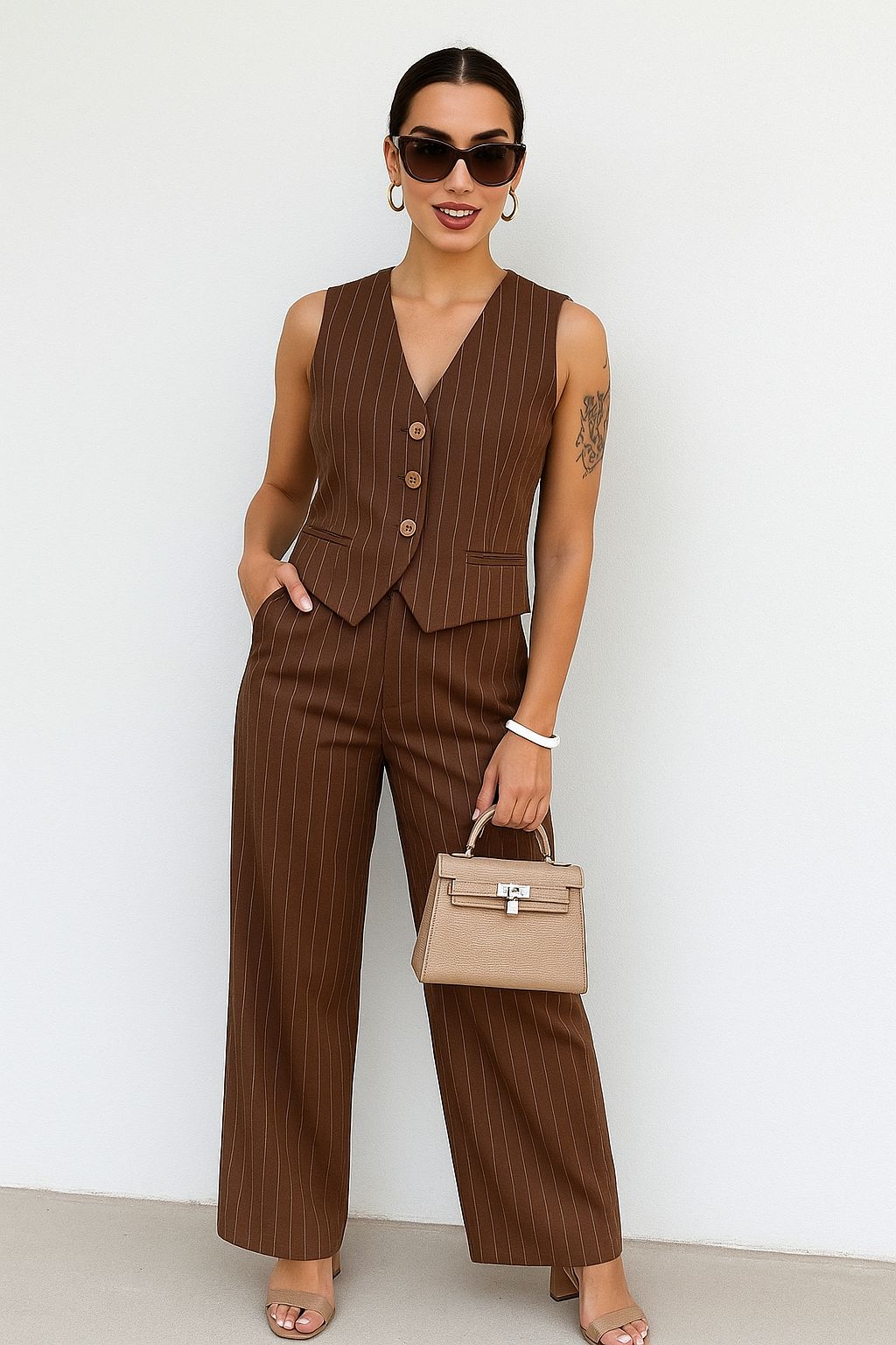 Tailleur Gilet Gessato