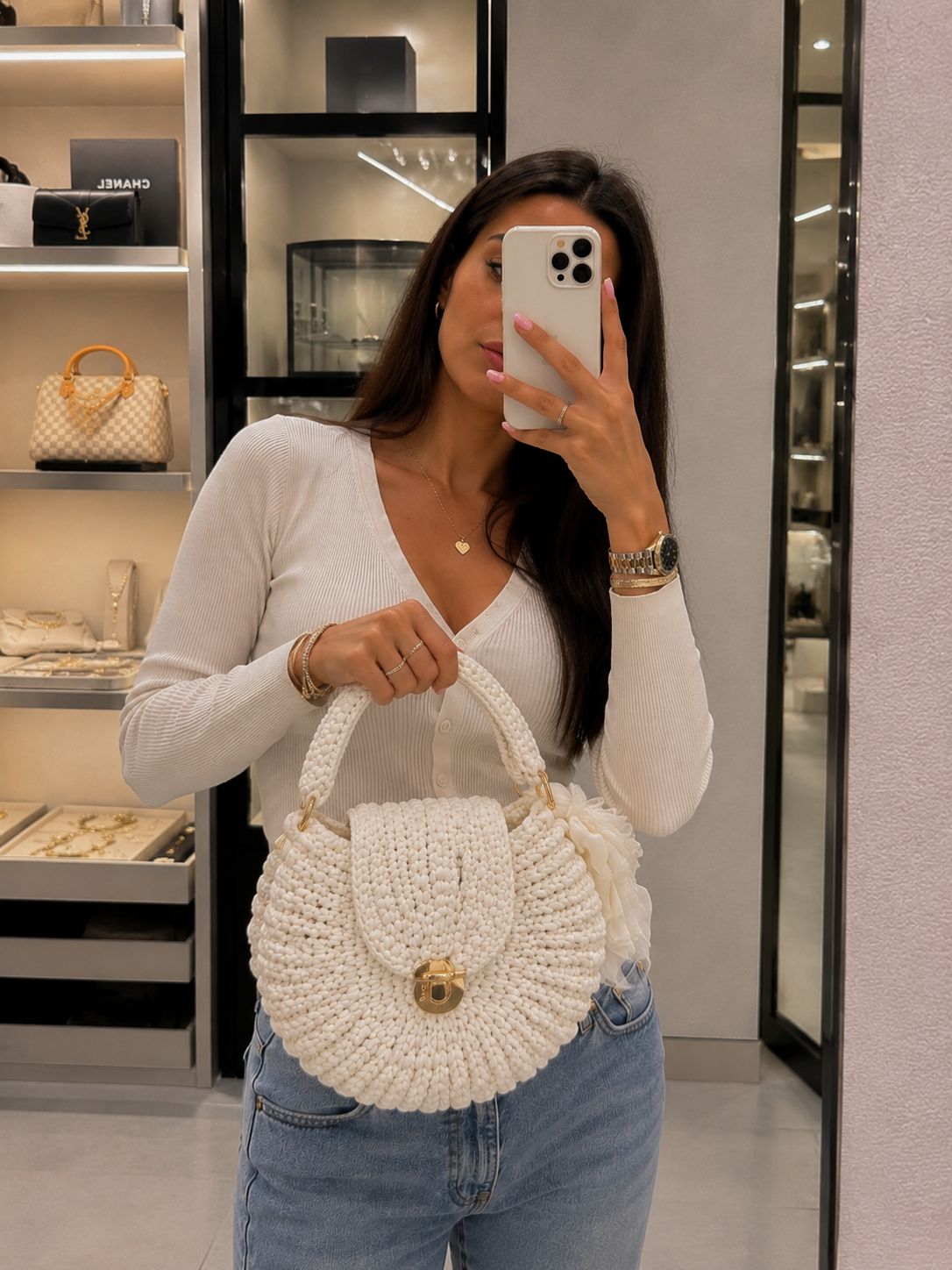 Borsa tonda glam