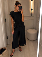 Coordinato plissettato